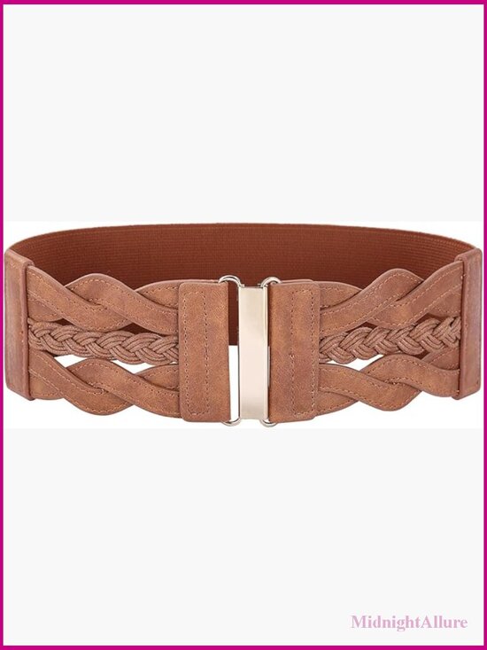3 Inch Wide Stretchy Elastic Cinch Belt for Dresses main image 6